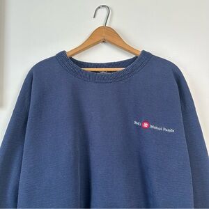 Vintage Bulletin BMO Thick Heavy Cotton Navy Crewneck